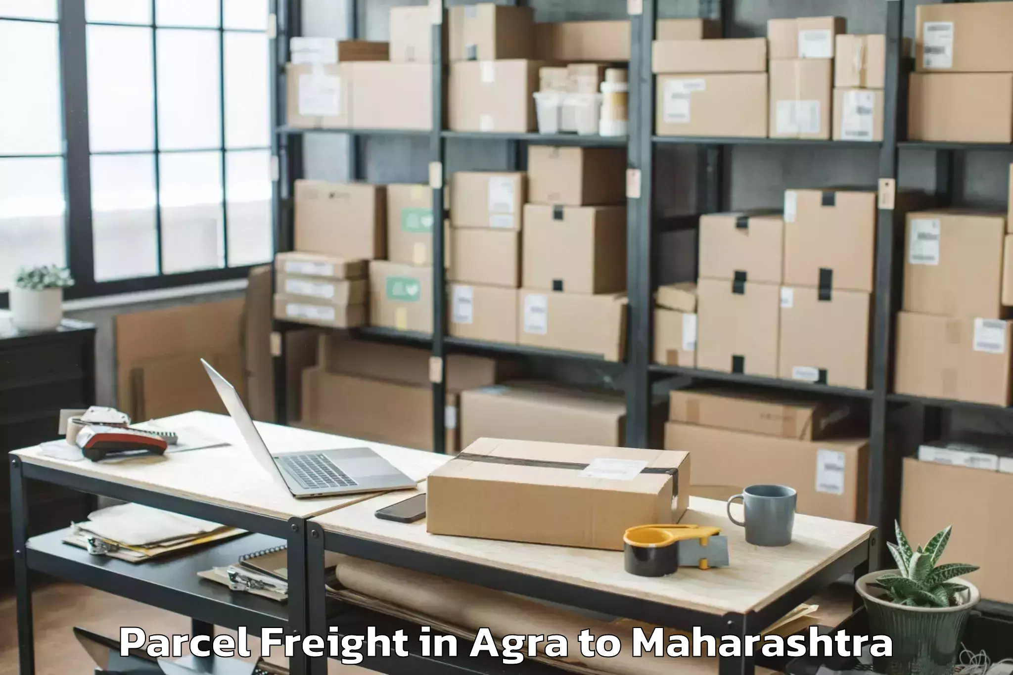 Efficient Agra to Bhamragarh Parcel Freight